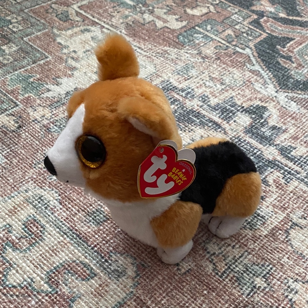 Ty Colin Plush Corgi new with tags